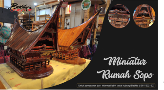 Miniatur Rumah Sopo di Promosikan oleh Viky Sianipar