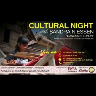 Rangsa Ni Tonun, Malam Budaya untuk Ulos