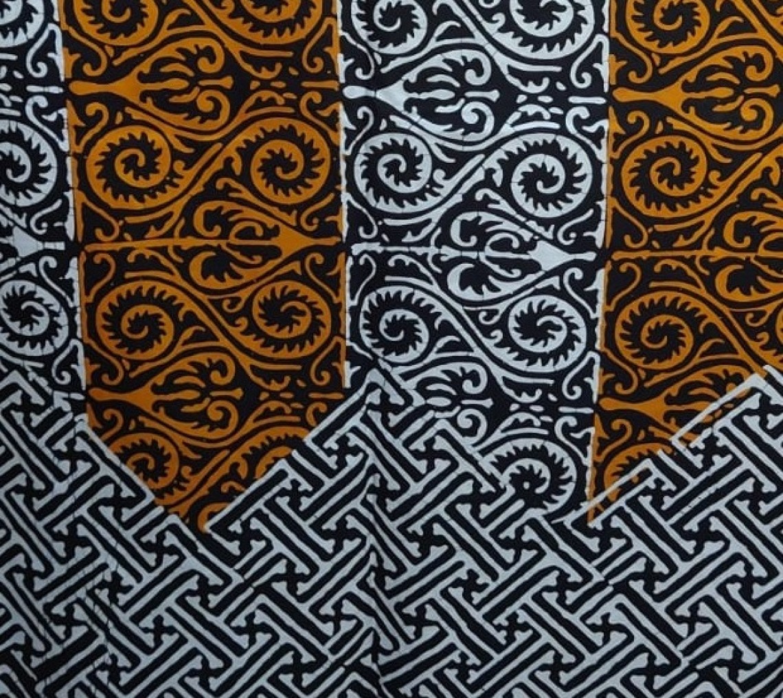 KK136 Kain Batik Motif Gorga Mix Warna Coklat Putih Hitam profile picture