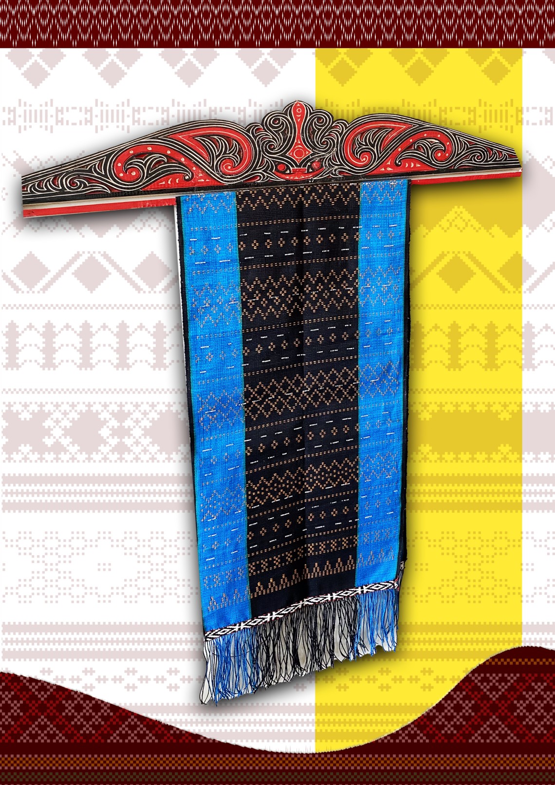 Hande-hande tenun tangan tarutung Biru Hitam H10 profile picture