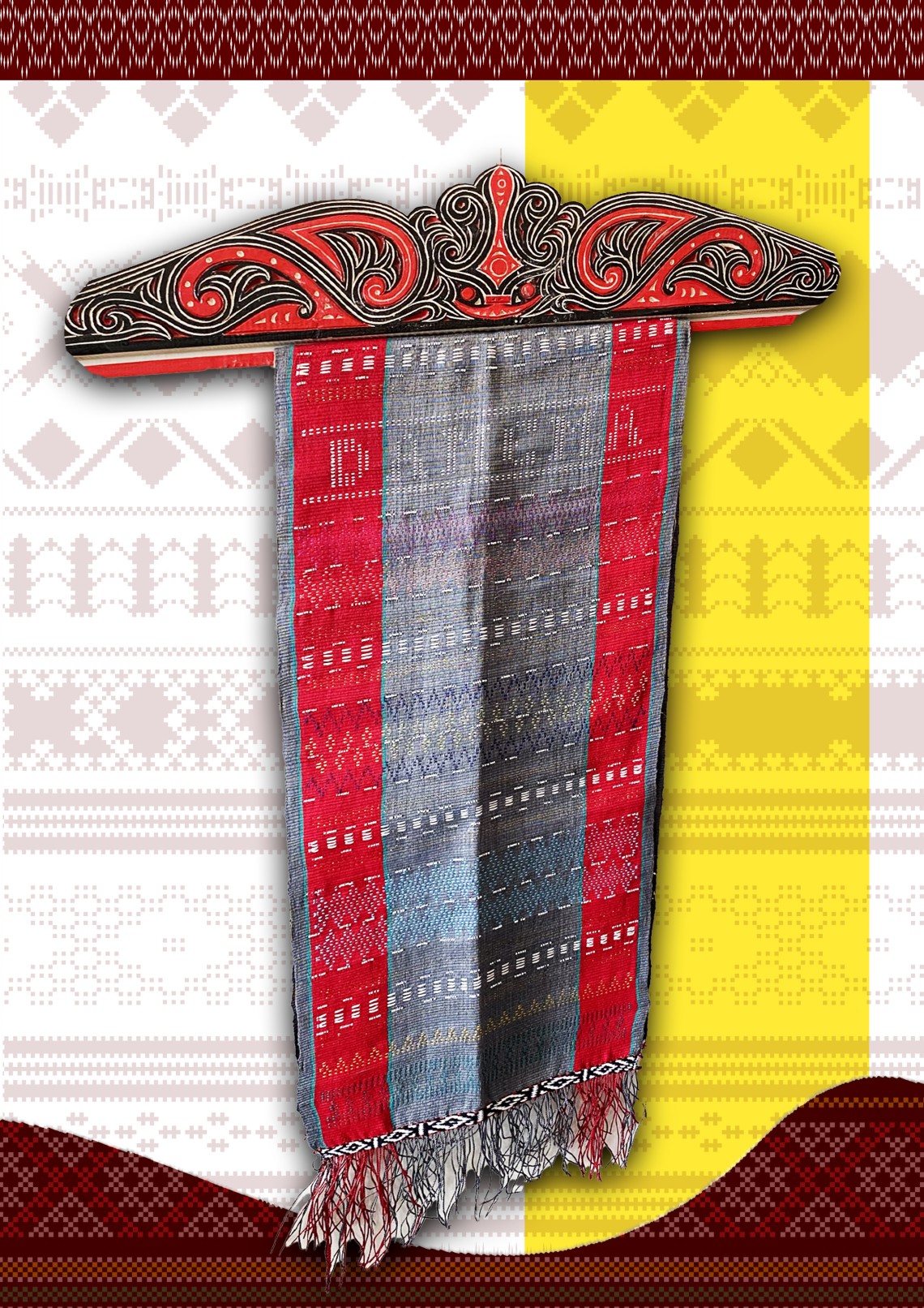 Hande-hande tenun tangan tarutung Merah Abu-abu H6 profile picture