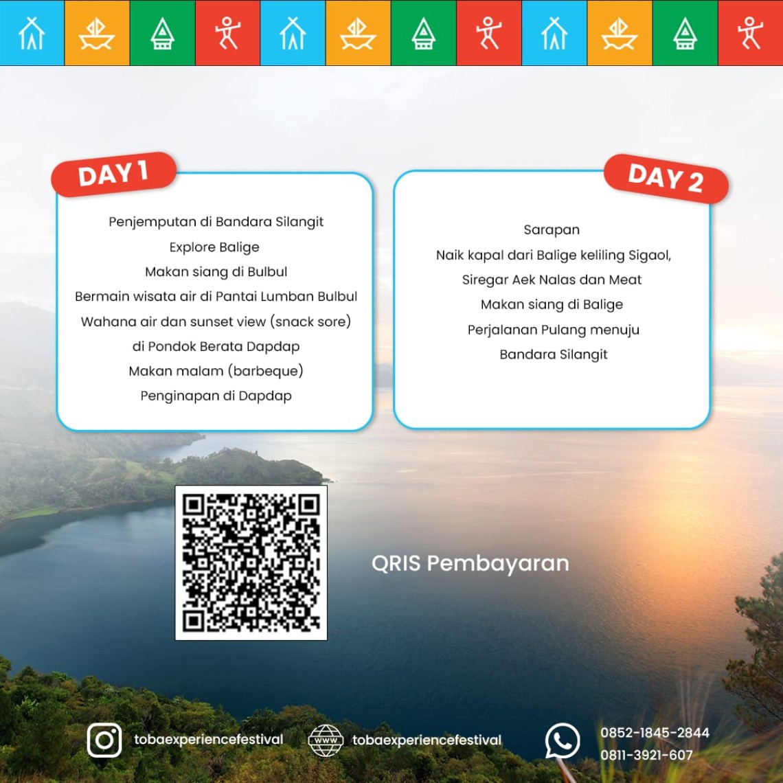 Itenary 2 hari 1 Malam