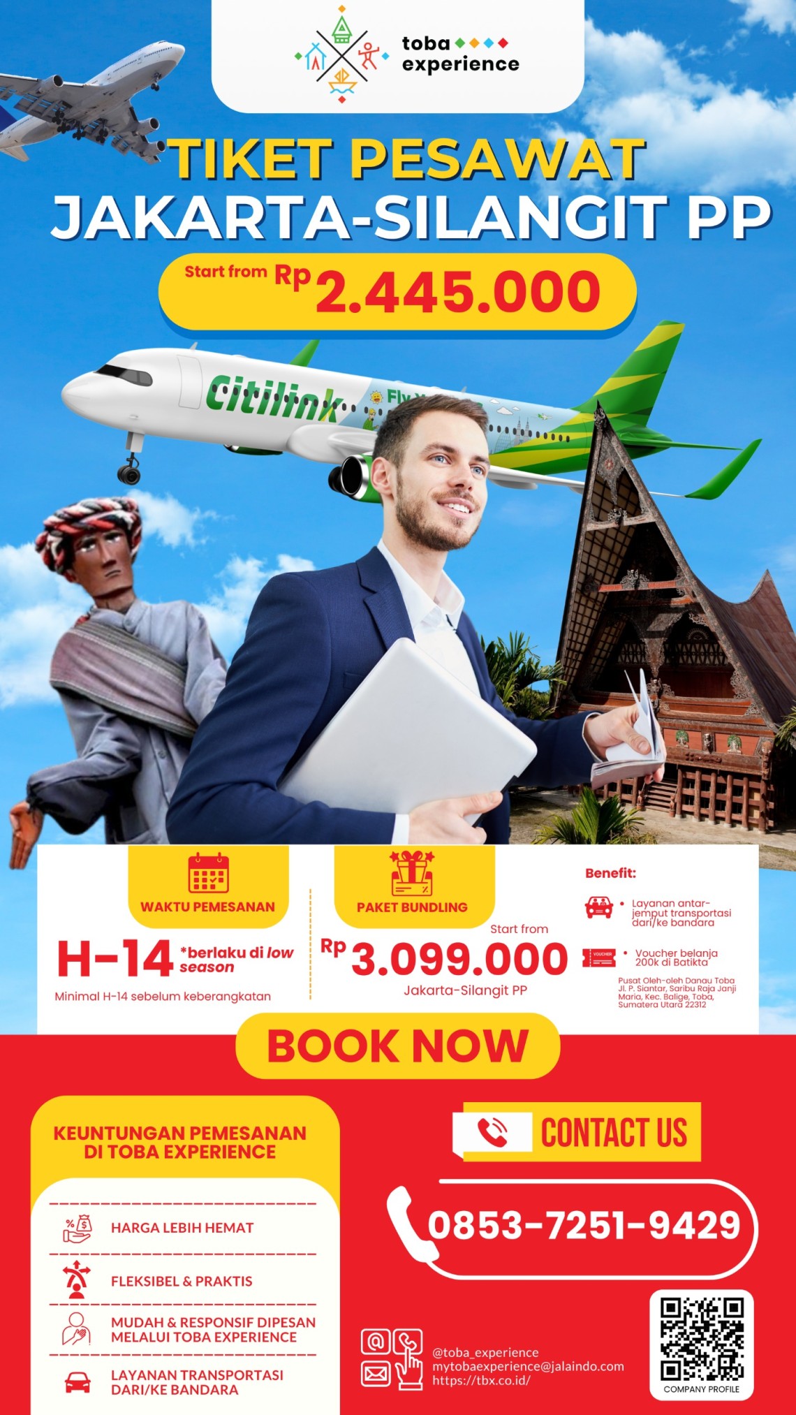 Tiket Citilink PP Jakarta Silangit profile picture