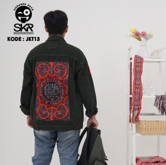 SKR JAKET DENIMJKT13B GORGA SEAL SISINGAMANGARAJA