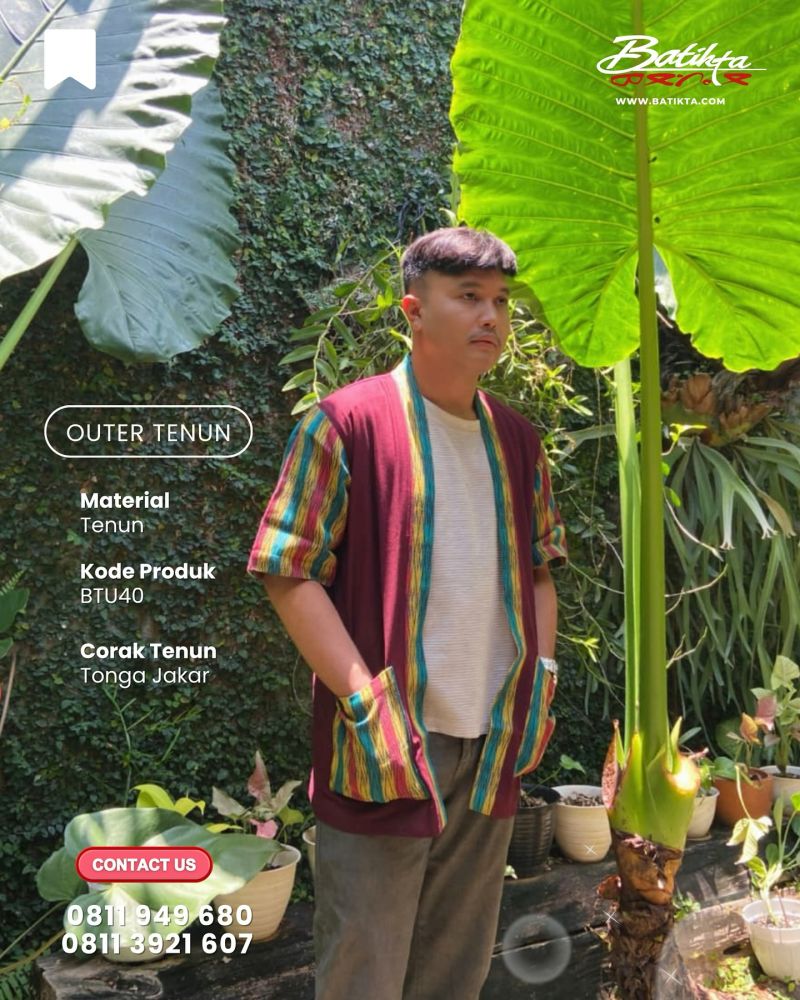 Batikta OUTER ULOS BTU40 TONGA JAKAR