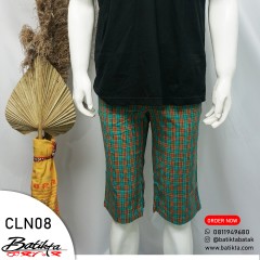 Batikta CELANA MANDAR 3/4 KOTAK