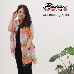 SYB01 Selendang Mini Motif Gorga Warna Gradasi