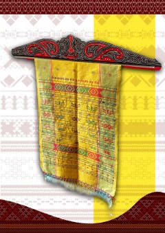 Hande-Hande Tenun Tangan Tarutung Kuning H9
