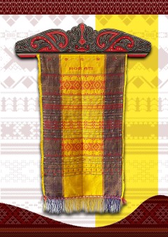 Hande-Hande Tenun Tangan Tarutung Kuning H4