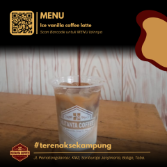 Ice Vanilla Coffee Latte