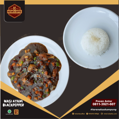 Nasi Ayam Lada Hitam (Chicken Blackpepper)