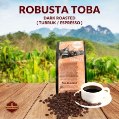 Kopi Robusta Dark Roasted Biji (Bean)