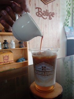 Ice Rum Coffee Latte