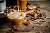 Hot Hazelnut Coffee Latte 