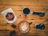 Hot Caramel Coffee Latte