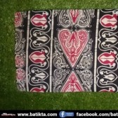 KK86 Kain Batik Motif Gorga Pinar Mombang Warna Merah Putih Hitam