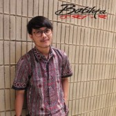 BTK98 HEM Batik Motif Gorga Warna Merah Marun Putih Hitam
